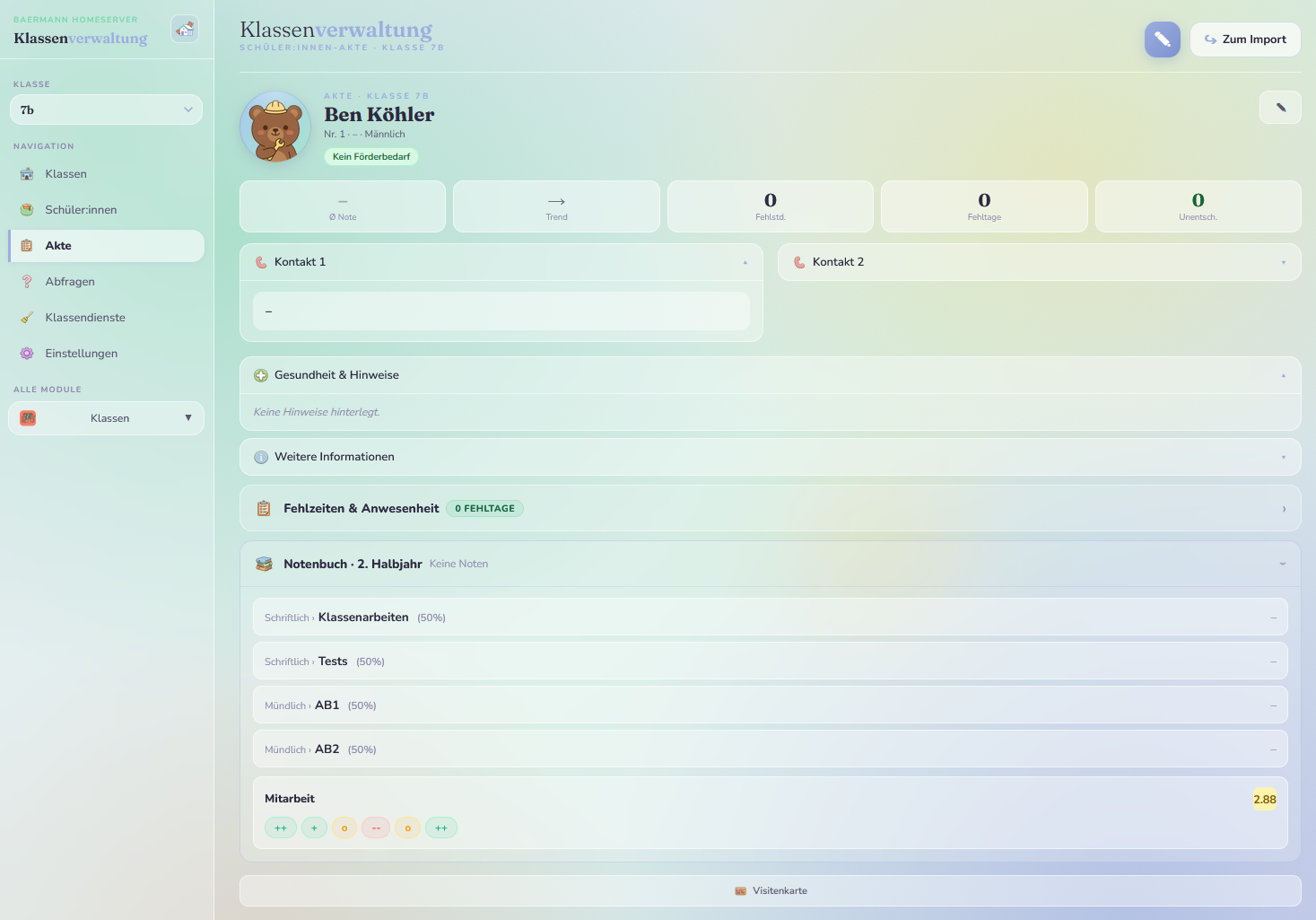 Klassen Desktop
